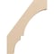 Ekena Millwork 3-inch W x 18-inch D x 24-inch H Balboa Rough Cedar Woodgrain TimberThane Knee Brace, Primed BRCUR03X18X24BOARCPR - alternate 3